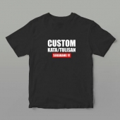 Kaos Custom Kata Tulisan Sekarang
